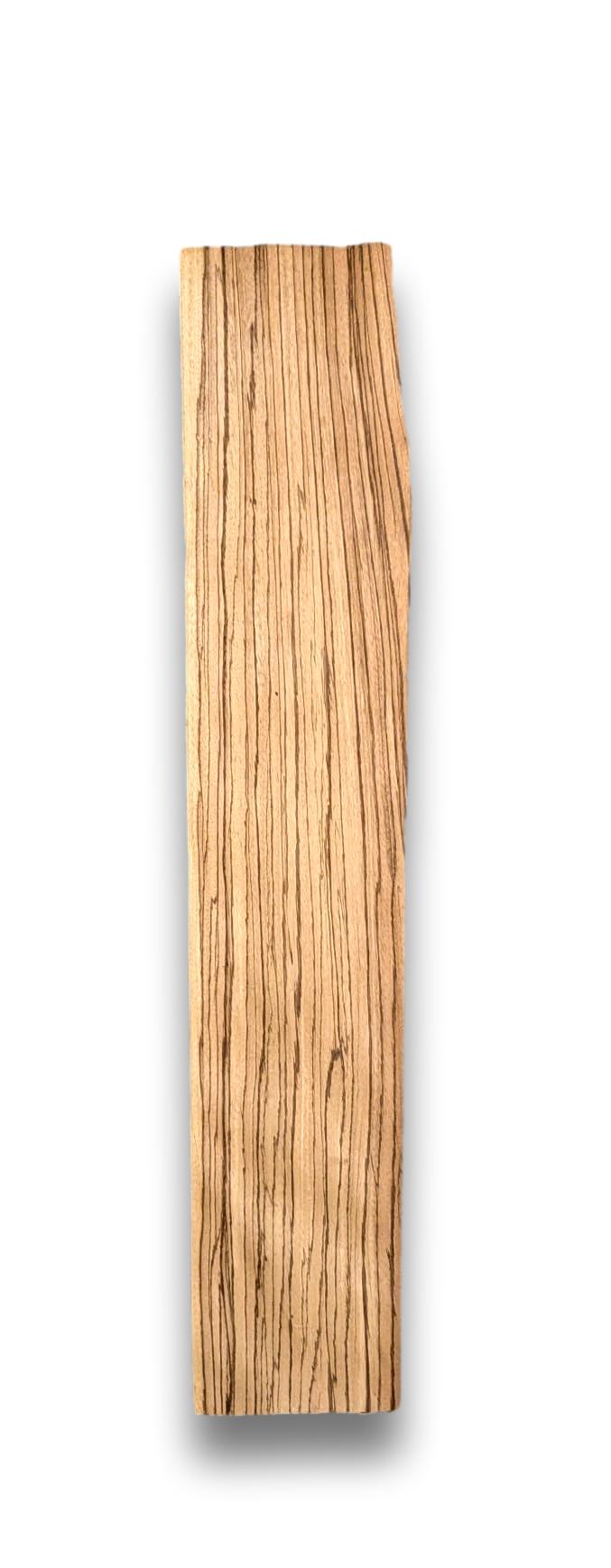 Zebrano fineer | 100x19 cm