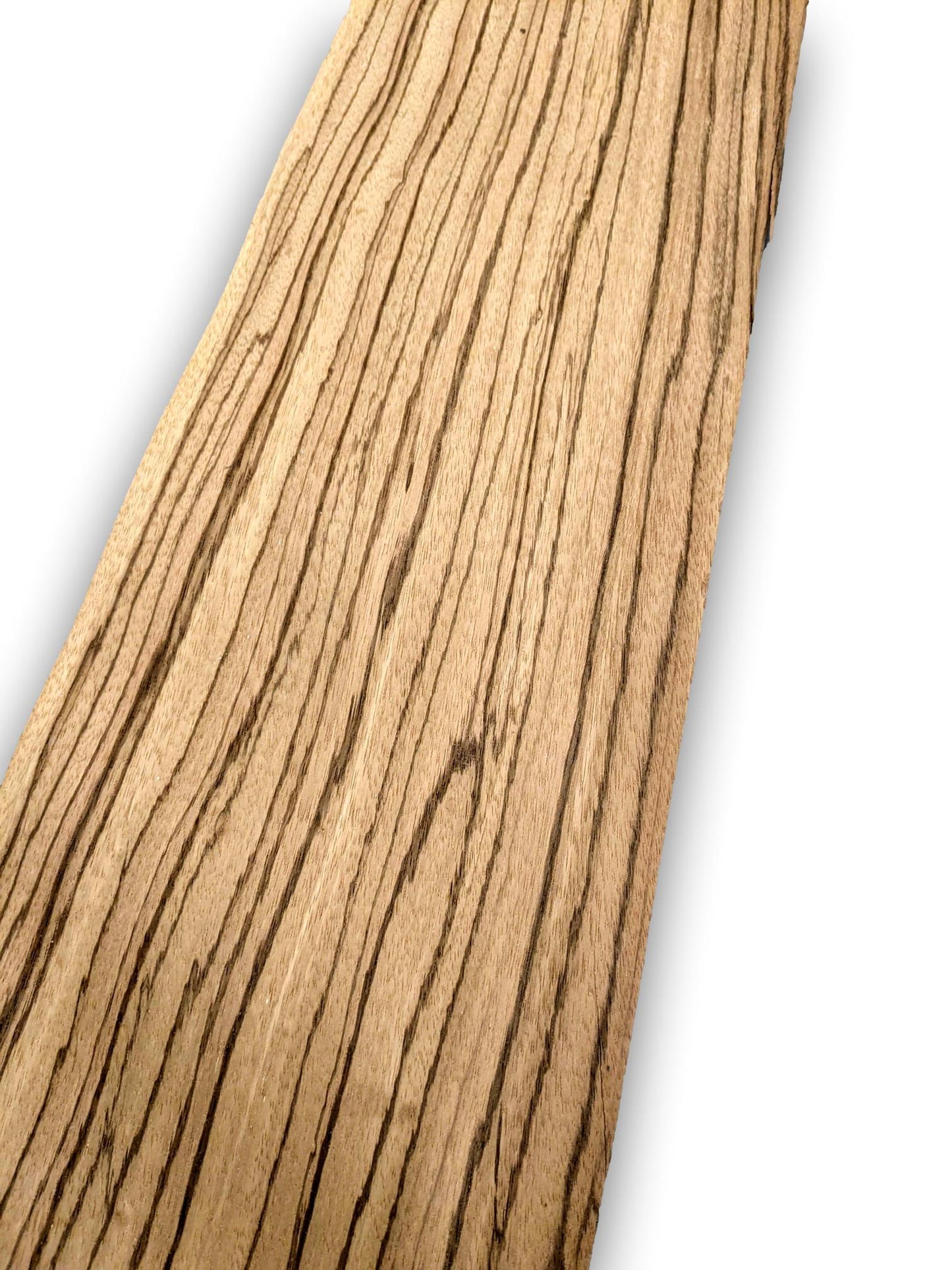 Zebrano fineer | 100x19 cm