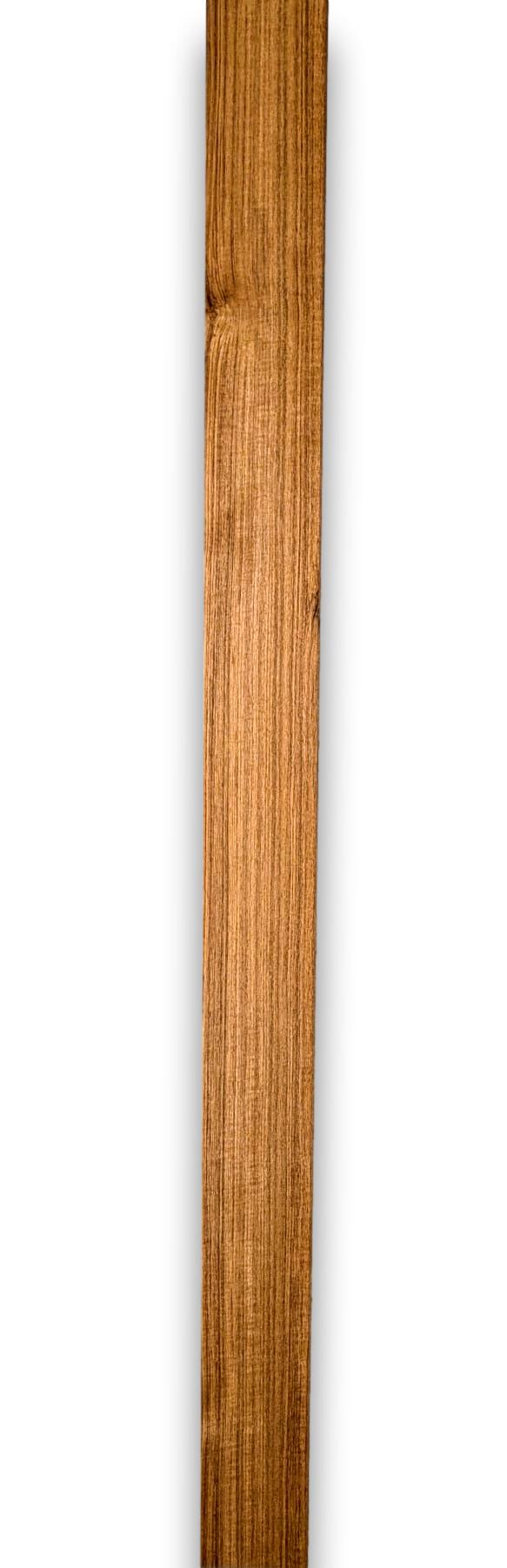 Teak fineer | 23 vellen | 180x11 cm