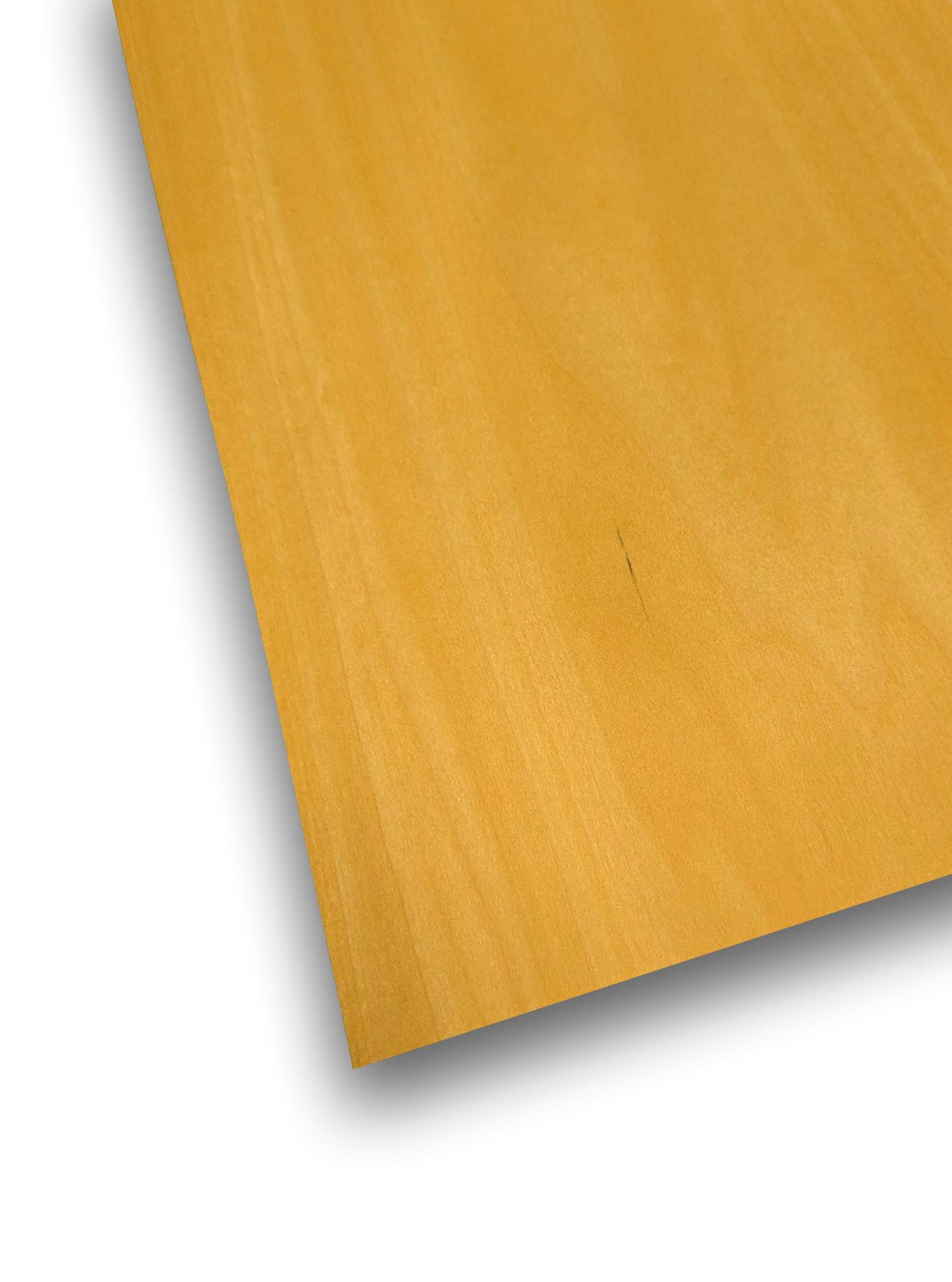 Geel fineer 37x19 cm