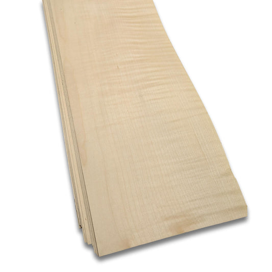 Esdoorn (gewaterd) fineer | 185x17 cm