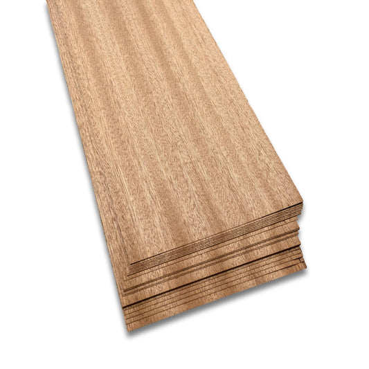 Mahonie fineer | 25 vellen | 230x15 cm