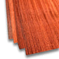Padoek fineer | 4 vellen | 30x22 cm
