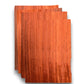 Padoek fineer | 4 vellen | 30x22 cm