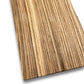 Zebrano fineer | 17 vellen | 95x19 cm